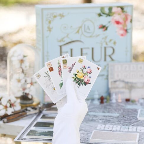 La Fleur Board Game | Family Board Game | Rococo Garden Building for Plant Lovers | Beautiful Historic Artwork | Ages 8+ | for 1-4 Players | Easy to Learn in Saudi Arabia