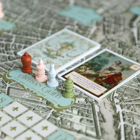 La Fleur Board Game | Family Board Game | Rococo Garden Building for Plant Lovers | Beautiful Historic Artwork | Ages 8+ | for 1-4 Players | Easy to Learn in Saudi Arabia