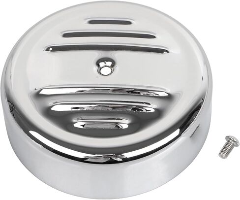 Metal Chrome 7 Inch Round Air Cleaner Cover Fit for Harley Softail Dyna Touring Road King Electra Street Tri Glide FLT FXST FLSTN FXDB 2000-2017 in Saudi Arabia