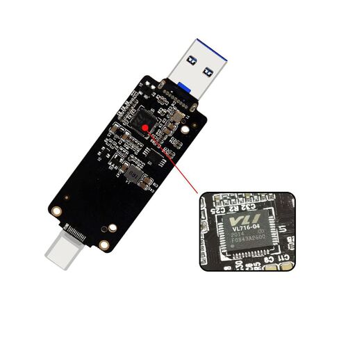 Xiwai USB-C USB3.0 Type-C إلى CFast 2.0 محول بطاقة PCBA CFast قارئ بطاقات لأجهزة الكمبيوتر المحمول سطح المكتب in Saudi Arabia