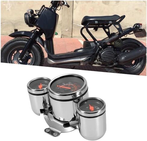 motorcycle mileometer Motorcycle Instrument Digital Tachometer Odometer Meter Gauge Kit Voltmeter Fuel Accessories Tools in Saudi Arabia