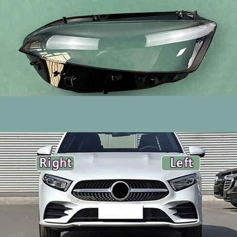 غطاء شفاف للمصابيح الأمامية متوافق مع Benz W177 A-Class A180 A200L (2019-2021) - حماية تلقائية للعدسة (A Piar) in Saudi Arabia