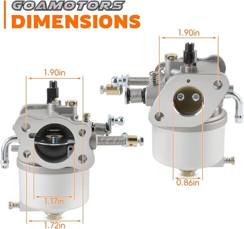 72558-G01 Carburetor With Fuel pump for EZGO Golf 4-Cycle Workhorse & ST350 Models 350cc (for Robin) Engines, #72558-G05 72840-G02 72021-G01 in Saudi Arabia