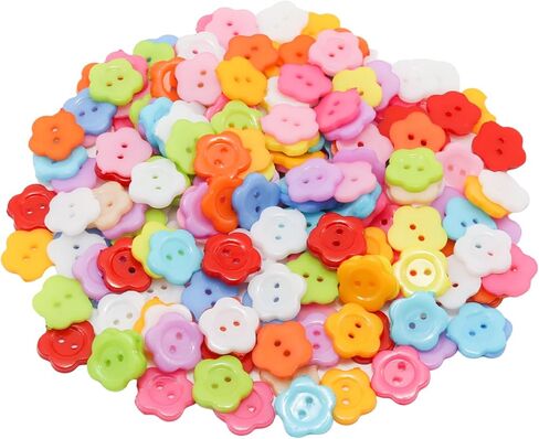 Lilaly 200 pcs Star Buttons for Crafts, Sewing Accessories, Suitable for for DIY Crafts, Coats, Shirts, Pants, Shorts (Star) in Saudi Arabia