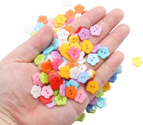 Lilaly 200 pcs Star Buttons for Crafts, Sewing Accessories, Suitable for for DIY Crafts, Coats, Shirts, Pants, Shorts (Star) in Saudi Arabia