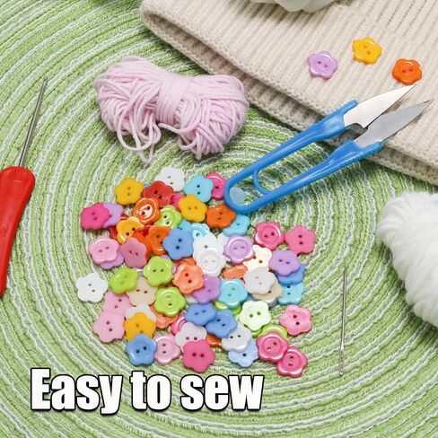 Lilaly 200 pcs Star Buttons for Crafts, Sewing Accessories, Suitable for for DIY Crafts, Coats, Shirts, Pants, Shorts (Star) in Saudi Arabia