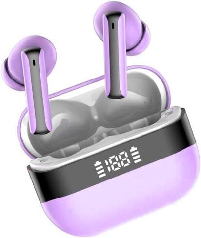 Wireless Earbuds, 2024 Bluetooth 5.3 Headphones HiFi (Modern, Dark Grey) in Saudi Arabia