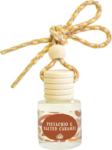 SkyeLight Scented Car Air Freshener, Premium Hanging Scented Car Diffuser, Long-lasting car freshener for auto and home, Automotive Aromatherapy Diffuser (Pistachio and Salted Caramel) in Saudi Arabia