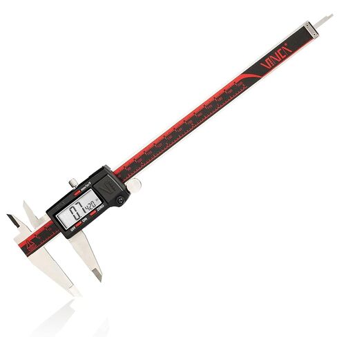 VINCA IP67 Grade Digital Caliper, DIPA-0605 0-6 Inch/150mm, Inch/Millimeter/Fraction Conversion, Stainless Steel, Large LCD Screen in Saudi Arabia