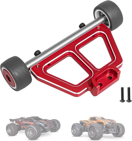 مجموعة قضبان العجلة المصنوعة من الألومنيوم لعجلة الوقوف لـ 1/16 Traxxas Mini XRT VXL-3s 108076-1 Mini Maxx BL-2s 107154-1 جزء ترقيات الشاحنة الوحشية (أزرق) in Kuwait