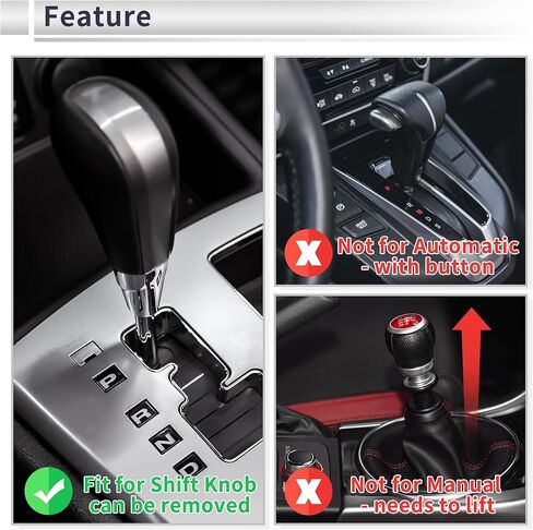 Car Gear Shift Knob Acrylic Aluminum Alloy Stick Shifter Lever Knob for Automatic and Manual Vehicle with 3 Adapter Light Blue 1 Set in Saudi Arabia