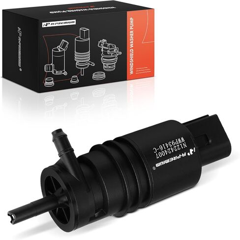 A-Premium Front Windshield Washer Pump Compatible with BMW 528i, 528i 535d 535i 550i xDrive, 535d, 535i, 535i GT, 550i, 550i GT, X3, 740i, 740Ld 740Li xDrive, 740Li, 750i in Saudi Arabia