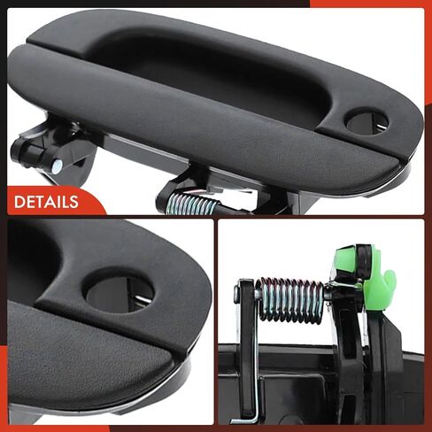 A-Premium Outside Exterior Door Handles Compatible with Dodge Ram 1500 1994-2001, Ram 2500 3500 1994-2002, Textured Black, 2-PC Set, Front Driver and Passenger Side in Saudi Arabia