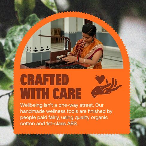 ShaktiMat Premium Acupressure Pillow, Original Intensity in Amber, Massage Muscles, Aid Sleep & Unlock Inner Tension | Similar to Acupuncture, No Needles Required | FSA/HSA Eligible in Kuwait