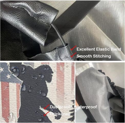 18 Inch American Flag Forest Mountainous Powerful Pose Leather Spare Tire Cover with Backup Camera Hole Universal Wheel Protector for Wrangler Jl SUV Rv Trailer Camper Truck in Saudi Arabia