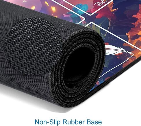Playmats Compatible for Lorcana Playmat Size 24x14 Inches TCG Gaming Mat, Non-Slip Rubber with Zones Play Mat and Free Storage Bag (DIS7) in Saudi Arabia