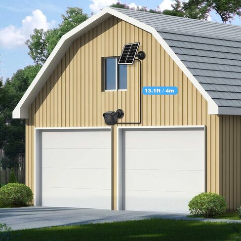 شاحن لوحة شمسية بقدرة 5 واط متوافق مع كاميرا Blink Outdoor 4 الجديدة كليًا (الجيل الرابع)/(الجيل الثالث) وكاميرا Blink XT3/XT2/XT، قم بتشغيل كاميرا Blink الداخلية أو الخارجية بشكل مستمر مع كابل طاقة بطول 13.1 قدم وتركيب in Kuwait