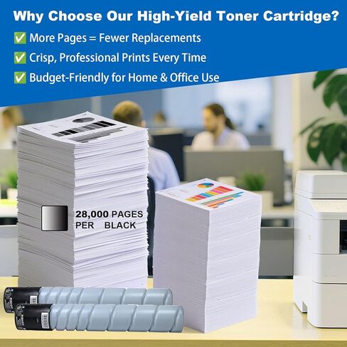 2-Pack TN328K TN328 TN330 TN626 TN628 High Yield Black Toner Cartridge(AAV8130)Compatible with Konica Minolta Bizhub C250i C251i C300i C301i C360i C361i C450i C451i C550i C551i C651i Printers in Saudi Arabia
