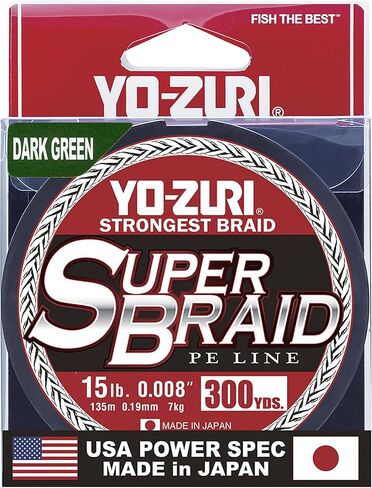 Yo-Zuri YZ-SB-40LB-5C-330YD: Superbraid Five Color 330Yds 40Lbs, (5 Color) in Saudi Arabia