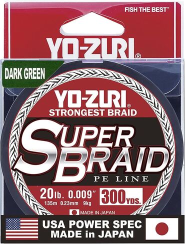 Yo-Zuri YZ-SB-40LB-5C-330YD: Superbraid Five Color 330Yds 40Lbs, (5 Color) in Saudi Arabia