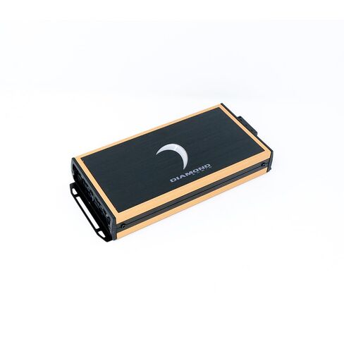 مكبر صوت Diamond Audio MICRO82U للدراجات النارية ثنائي القناة من الفئة D، متوافق مع Harley Davidson، يتضمن مقبض الجهير، 200 واط × 2 @ 4 أوم، 300 واط × 2 @ 2 أوم in Kuwait