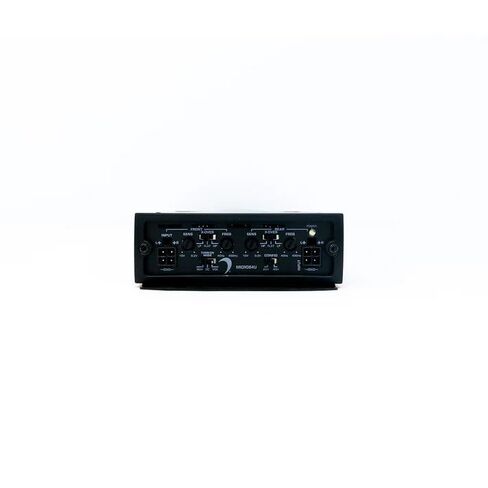 مكبر صوت Diamond Audio MICRO82U للدراجات النارية ثنائي القناة من الفئة D، متوافق مع Harley Davidson، يتضمن مقبض الجهير، 200 واط × 2 @ 4 أوم، 300 واط × 2 @ 2 أوم in Kuwait