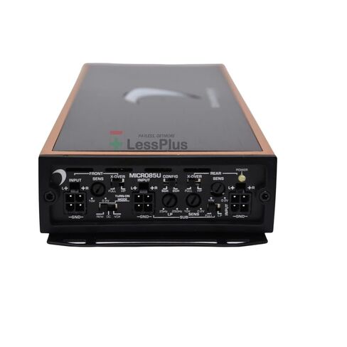 مكبر صوت Diamond Audio MICRO82U للدراجات النارية ثنائي القناة من الفئة D، متوافق مع Harley Davidson، يتضمن مقبض الجهير، 200 واط × 2 @ 4 أوم، 300 واط × 2 @ 2 أوم in Kuwait