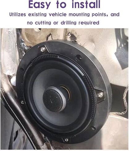 6X9 Universal Plastic Vehicle Speaker Spacer Ring Adapter, 6" x 9" Inch Car Speaker Beveled Spacer Mounting Bracket Adapter Speaker Mat, 1 Pair in Saudi Arabia