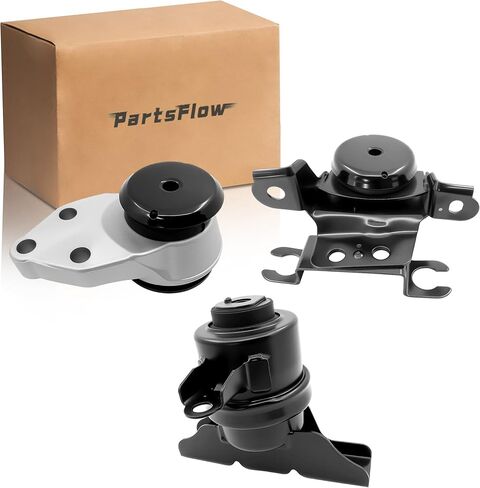 PartsFlow 3PCS Engine Motor Mount and Transmission Mount Set Compatible with Ford Escape Mazda Tribute 2001 2002 2003 2004, L4 2.0L V6 3.0L, Sport Utility, 3L8Z6038EA, 4L8Z6068EA in Saudi Arabia