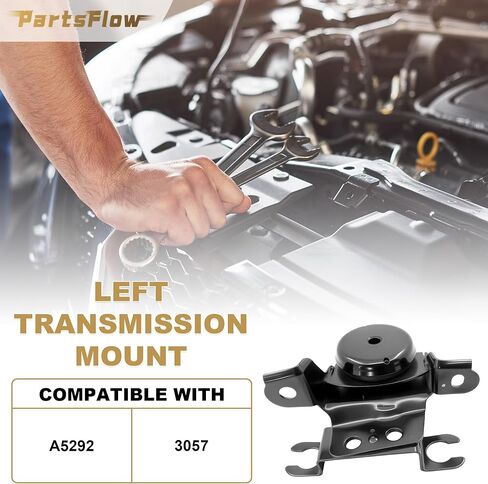 PartsFlow 3PCS Engine Motor Mount and Transmission Mount Set Compatible with Ford Escape Mazda Tribute 2001 2002 2003 2004, L4 2.0L V6 3.0L, Sport Utility, 3L8Z6038EA, 4L8Z6068EA in Saudi Arabia
