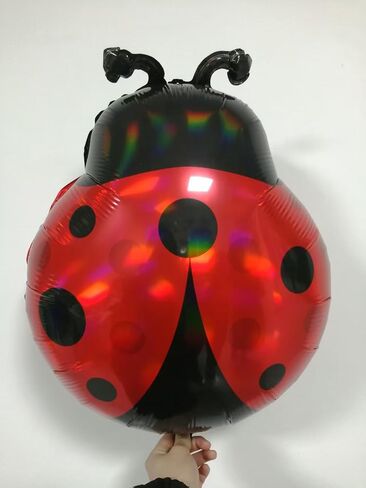6pcs 25inch Ladybug Balloons Daisy Balloon Bug Balloons for Lady Bug Birthday Party Decorations Love Bug Baby Shower Decorations Christmas Ladybug Baby Shower Decorations Young Wild and Three Party in Saudi Arabia