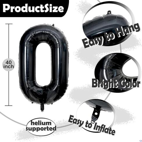 40 inch Large Black 18 Balloon Number with Gold Crown Balloons 18th Birthday Big Foil Mylar Helium Balloon for Boys Girls 18th Birthday Anniversary Decorations Supplies Favors(Number 18 Balloons） in Saudi Arabia