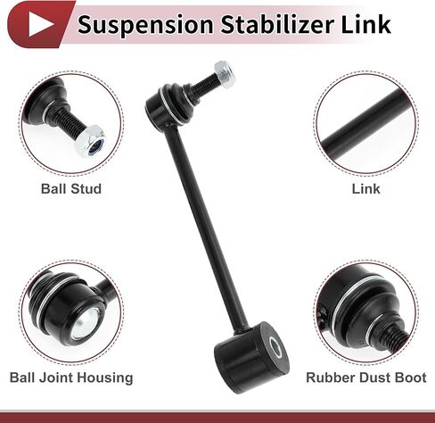 No.K6700 Rear Stabilizer Bar Links with 2 Pcs Bushing for GMC Yukon 2000-2014 for Chevrolet Tahoe 2000-2014 Sway Bar Link Kits 1 Set in Saudi Arabia