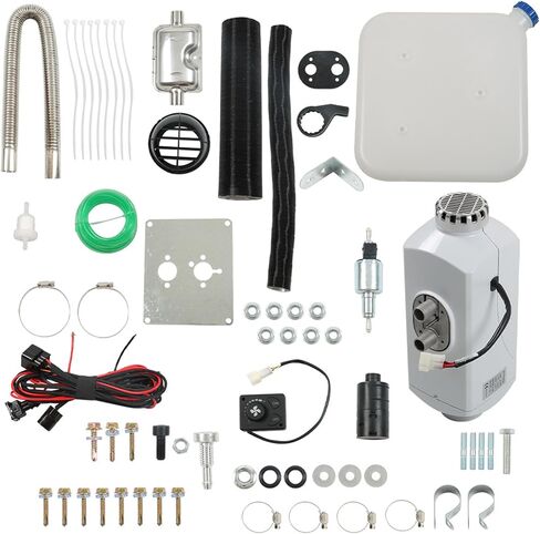 WFLNHB 12V Diesel Air Heater Muffler Kit Replacement for RV Car Bus Motorhome Boats in Saudi Arabia