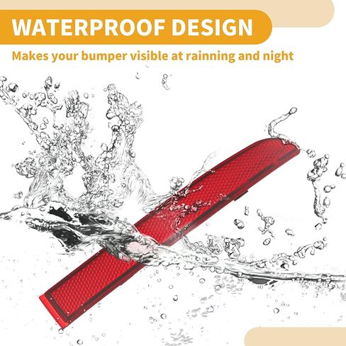 Bumper Reflector No.A9108204800/A9108204900 - Rear Bumper Reflector Side Marker - for Mercedes-Benz Sprinter 1500 2500 3500 2019-2022 Red - 1 Pair in Saudi Arabia