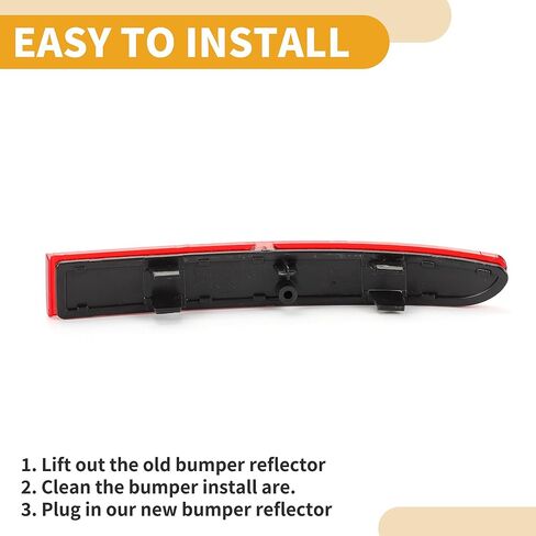 Bumper Reflector No.A9108204800/A9108204900 - Rear Bumper Reflector Side Marker - for Mercedes-Benz Sprinter 1500 2500 3500 2019-2022 Red - 1 Pair in Saudi Arabia