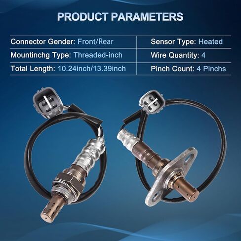 O2 الأوكسجين الاستشعار المنبع والمصب لتويوتا 4 عداء 3.4L V6 2001 2002 ، O2 الاستشعار استبدال 234-9002 234-4261 89467-35010 89465-60200 2 قطعة in Saudi Arabia
