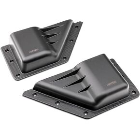 جيوب لوحة الباب الأمامي من HAVOC OFFROAD لسيارة Ford Bronco | حاملات أكواب، أسود ناعم، زوج | HFB-08-005 | 2021-2025 فورد برونكو، 2 و4 أبواب in Kuwait