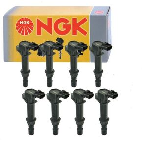 8 pc NGK Ignition Coil compatible with Dodge Ram 1500 4.7L V8 2002-2007 (Full Shop Pack) in Saudi Arabia