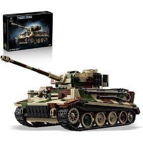 Panzer IV Tanks Building Set WW2 No.4 Military Vehicles Compatibled with Lego Tank F2 Army Model Collection for Adults Home Office Decor (Light Gray) in Saudi Arabia