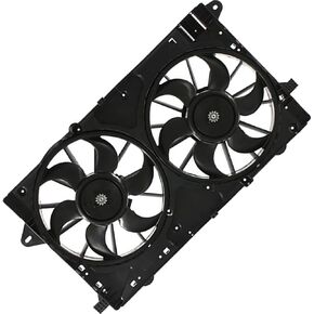 Dual Radiator and Condenser Fan Assembly fits Buick Regal,LaCrosse 2010 2011 2012 2013 2014 2015 2016 2017 fits Chevrolet Impala,Malibu 2013 2014 2015 2016 2017-2018 1Pcs in Kuwait