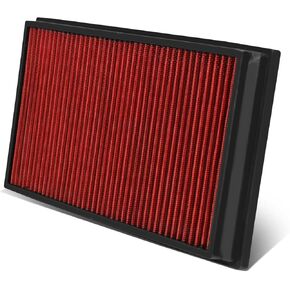 DNA Motoring AFPN-055-RD Washable Drop In Panel Air Filter Enhance Engine Performance [Compatible with 07-14 Q7 3.0-4.2L / 05-06 TT Quattro 3.2L / 03-17 Cayenne 3.0-4.8L / 04-17 Touareg 3.2-5.0L] in Kuwait