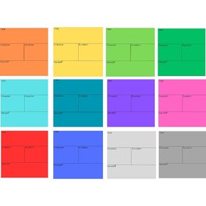 Set Reverse Pull Planning Last Planner Lean Construction Multi-Color Sticky Note Pad Tags Trade Partners Subcontractors in Kuwait