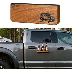 Portable, Wooden Magnetic Cup Holder - Rv Essentials, Camper Accessories - Handmade (Classic Edition) in Saudi Arabia