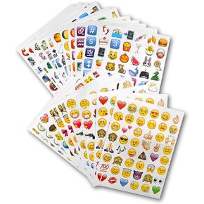 Emoji Jumbo Stickers | 960 Most Popular Emoticons | Larger In Size | Cool, Educational and Fun in Saudi Arabia