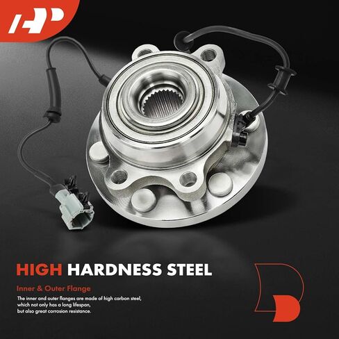 A-Premium Front Wheel Bearing and Hub Assembly with ABS & 6-Lug Compatible with Nissan Frontier 2005-2019, Pathfinder 2005-2012, Xterra 2005-2015 & Suzuki Equator 2009-2012, 4WD in Saudi Arabia