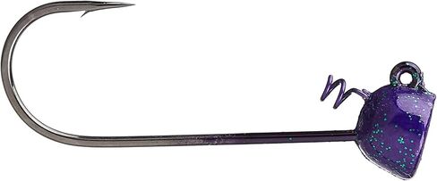 رأس ماغنوم لإزالة البقع مع زنبرك عالي التحمل وخطاف حاد من النيكل لطعم الصيد البلاستيكي الناعم - 3 عبوات in Kuwait