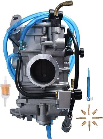 Carburetor for Kawasaki KX250F 2004-2010 FCR MX 38MM Carb, with Air Fuel Mixture Screw (Blue) in Saudi Arabia