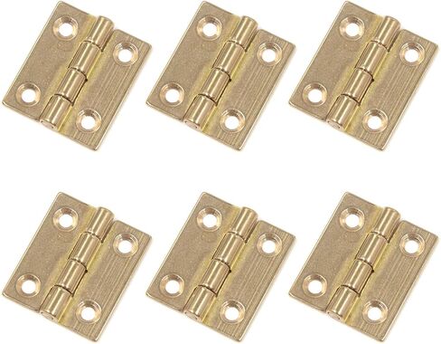 Cabinet Hinges Mcredy Brass Hinge Black 1 Inch Butt Hinge Small Butt Hinges for Wooden Box Pack of 2 in Saudi Arabia
