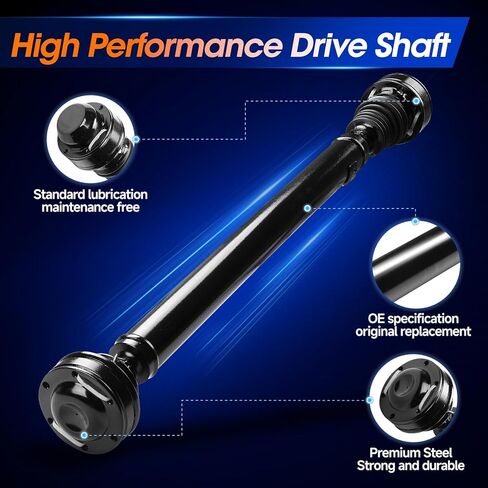 938-142 Front Drive Shaft Assembly Fit for Jeep Grand Cherokee 1999 2000 2001 [ Automatic Transmission] Complete Prop Shaft Driveshaft Replaces 52099497AC, 52099497 in Kuwait